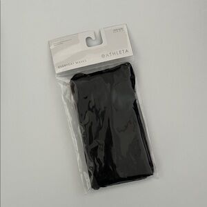 athleta everyday mask, black and assorted colors 5pk, one size